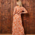 Stippled Flora Maxi Dress Camel