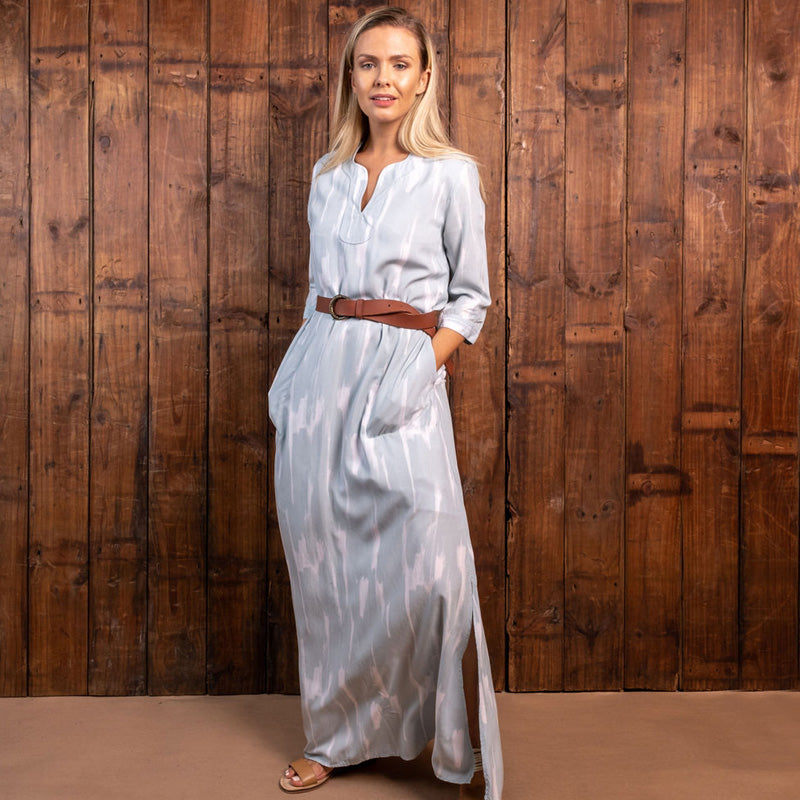 Summer Luxe Kaftan Pelican