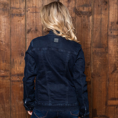 Urban Femme Denim Jacket Solid Ink Wash