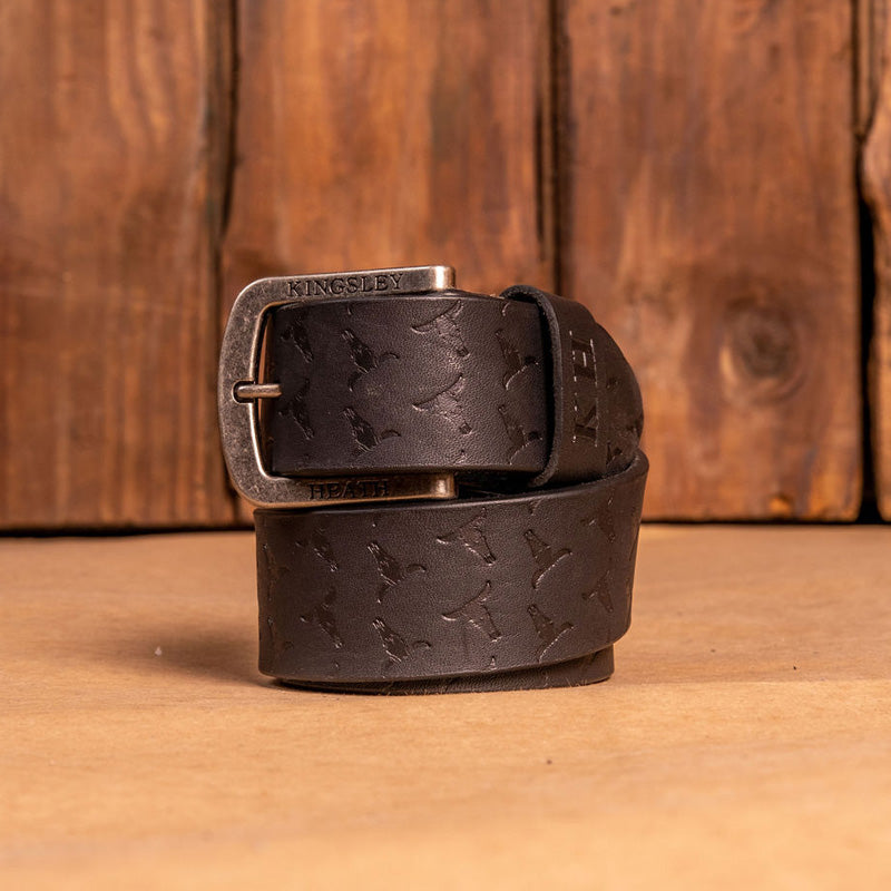 Kingsley Heath Skull Repeat Belt Mamba/Nickel