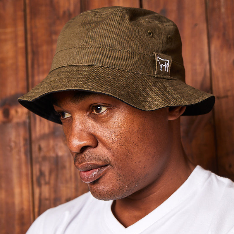 Kingsley Heath Essential Bucket Hat Fatigue