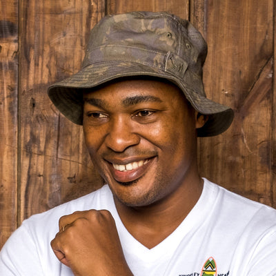 Kingsley Heath Nguni Camo Bucket Hat Fatigue