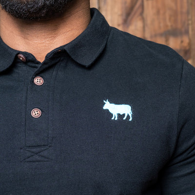 Classic Embroidered Regular Fit SJ Polo Mamba