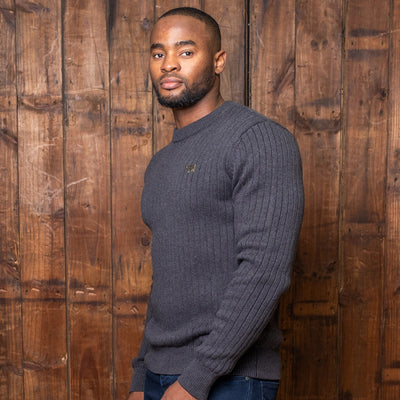 Karkloof Ribbed Pullover Knit Gravel