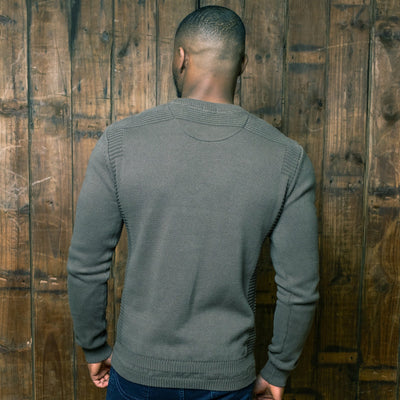 Kingsley Heath Styled Up Pullover Knit Fatigue