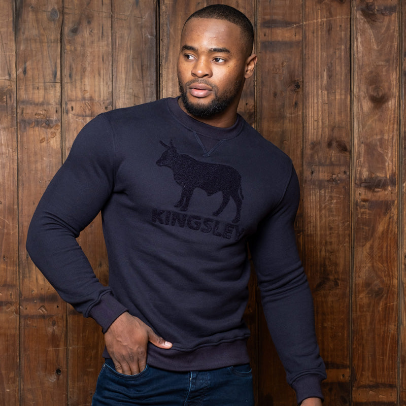 Geo Beast Pullover Sweatshirt Midnight