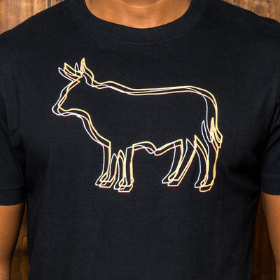 Tri Outline Nguni Crew Tee Mamba