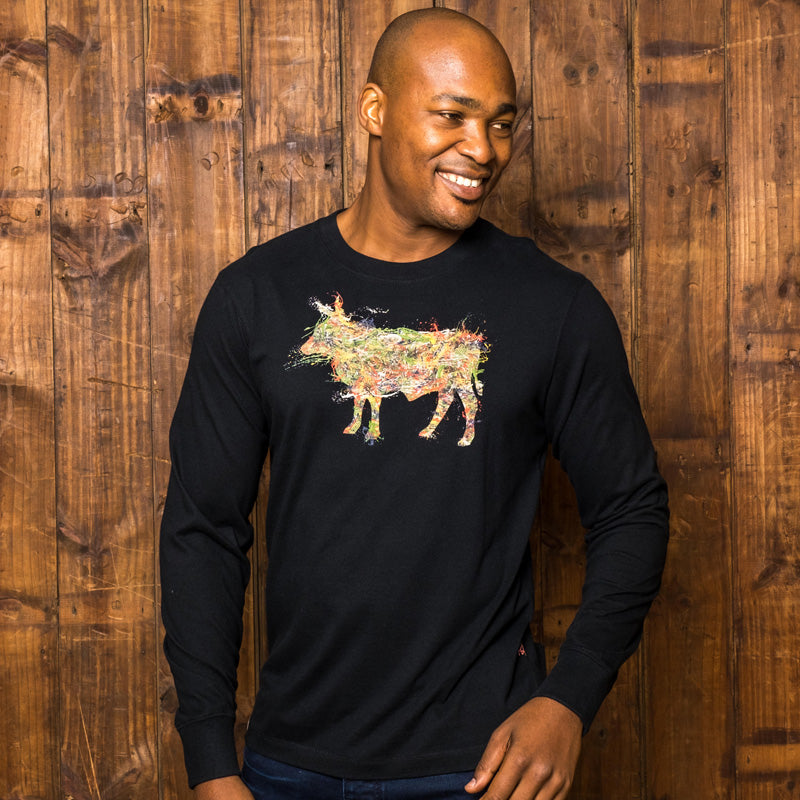 Kingsley Heath Pop-Art Nguni Longsleeve Tee Mamba