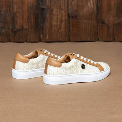 Kingsley Heath S Raffia Lace Up Sneaker