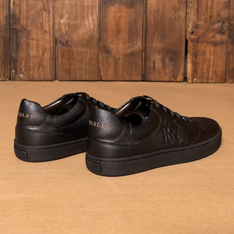 Kingsley Heath S Court Sneaker Black/Black