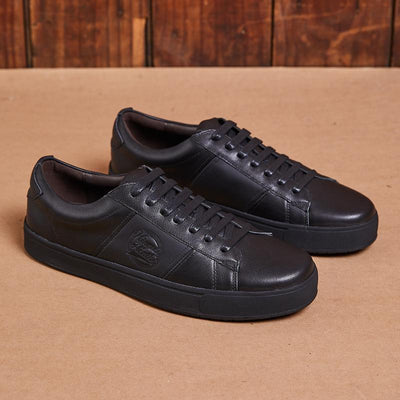 Kingsley Heath Swoosh Logo Sneaker Black