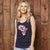 Summer Beaded Africa Tank Midnight