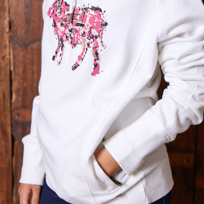 Luxe Nguni Hoodie Pelican