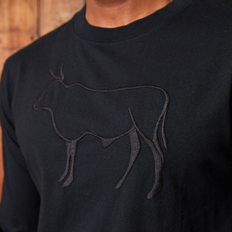 Tonal 3D Nguni Longsleeve Tee Mamba