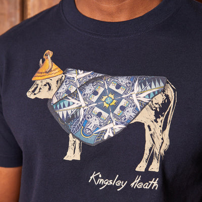 Herdsman Nguni Crew Tee Midnight