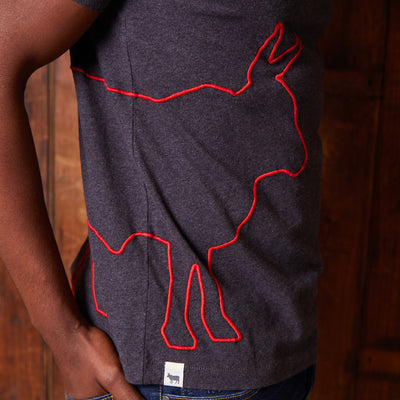 Nguni Pride Crew Tee Gravel