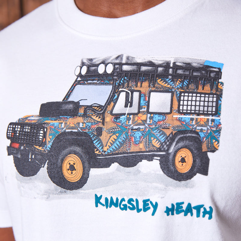 Ndebele Landy Crew Tee Pelican