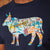 Summer Doodle Nguni Crew Tee Midnight