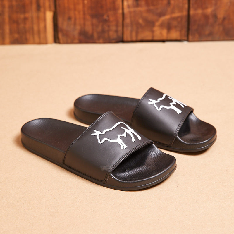 Kingsley Heath T Nguni Slide Black/White/Black